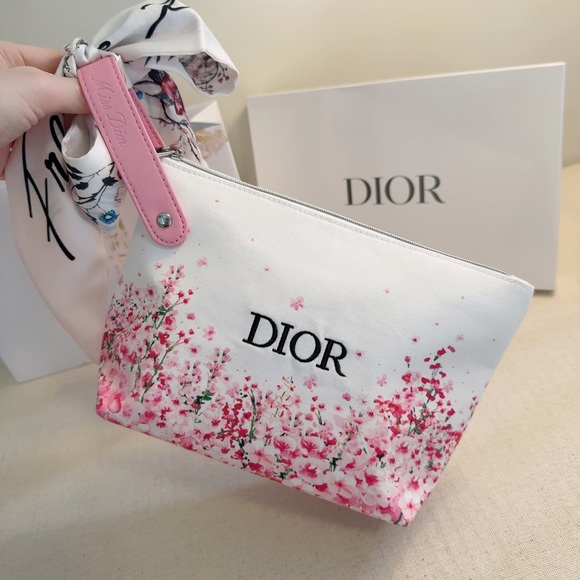 Miss Dior🌸Floral Cosmetic Makeup Clutch Bag - Picture 2 of 15